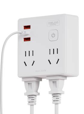 德力西usb插座扩展转换器多功能