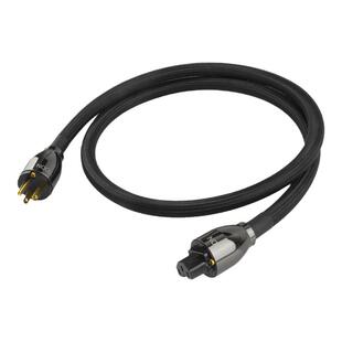 丹麦同顿 Hi-Fi音响电源线 品字三孔发烧级单晶铜 功放音箱连接线