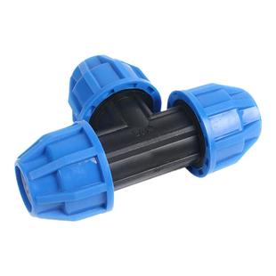 pe管材快速3通接头pe自来水管硬管管件4分pe管自来水水管快接三通