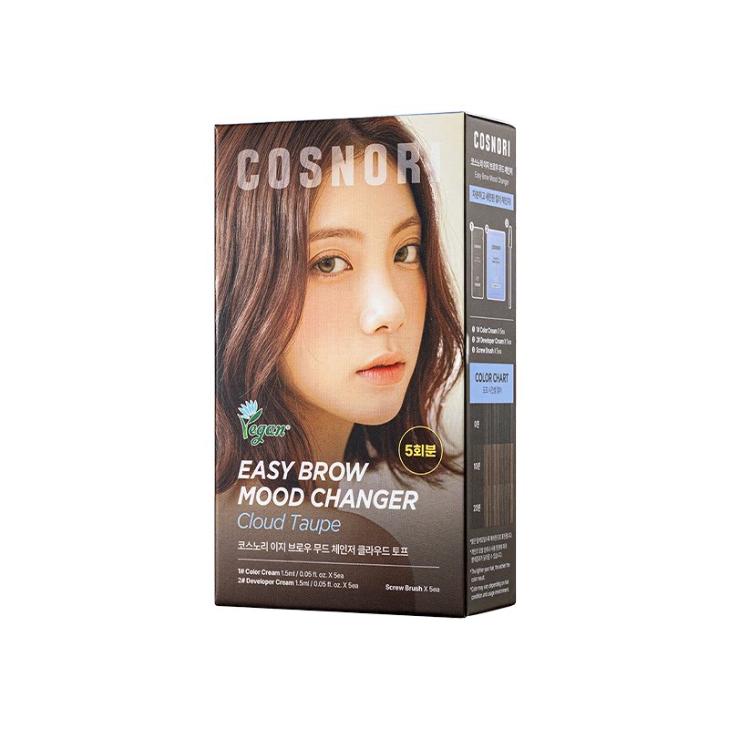 cosnori酷丝诺丽调色染眉膏睫毛