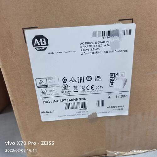议价全新原装ab罗克韦尔变频器20g11nc8p7ja0nnnnn