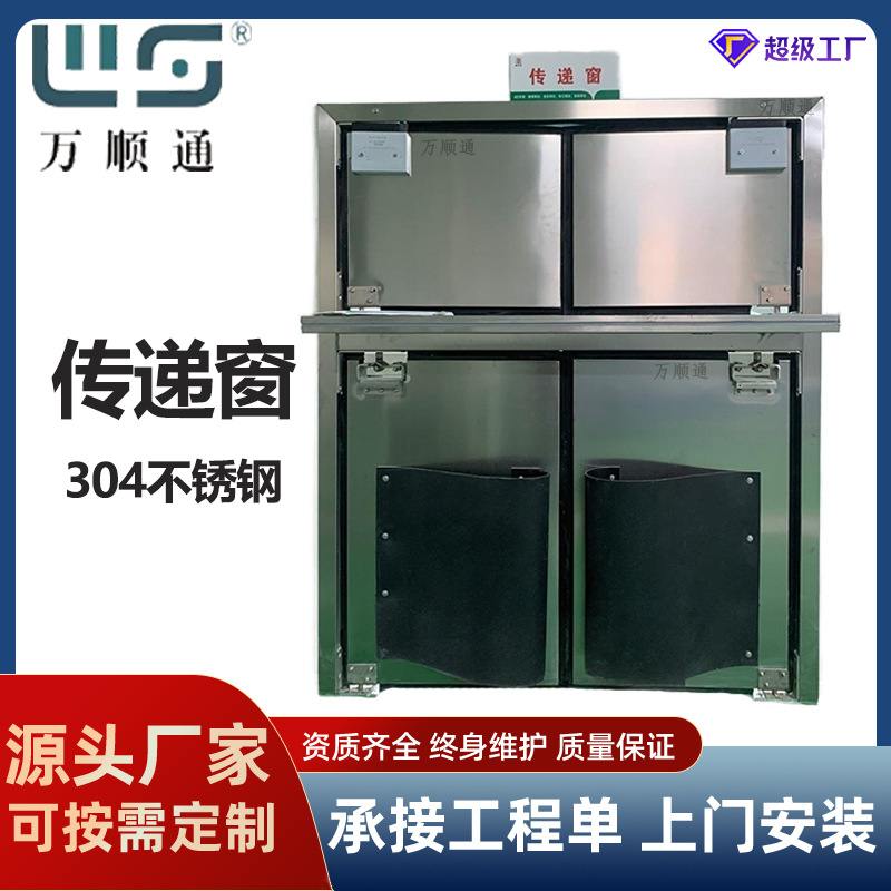 不锈钢防撞自由门传菜口食品车间药业车间自由防撞门传递窗