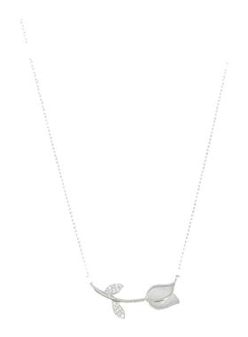 郁金香花朵项链女小众甜美