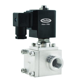 不锈钢高压电磁阀Darhor原装300公斤16Mpa4分1寸高压阀水阀气阀