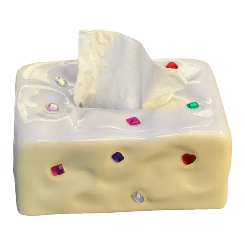 欧式陶瓷纸巾盒客厅高档创意抽纸盒家用纸抽盒餐巾纸盒美式复古