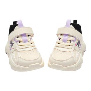 玉桂狗巴拉巴拉女童运动鞋儿童加绒棉鞋宝宝鞋子冬季新款童鞋厚