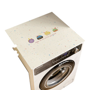 滚筒洗衣机防尘罩垫布冰箱盖布吸水防晒盖垫子硅藻泥床头柜防尘垫