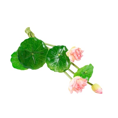 假花塑料花假荷花莲花仿真花摆设高档道具新款客厅家用高级感网红