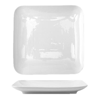 陶瓷釉下彩西餐盘正方形饭店家用