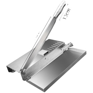 不锈钢铡刀家用切骨切肉商用小型切骨头神器闸刀切鸡鸭鹅厨房斩骨