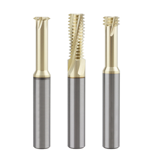 MD单牙钨钢螺纹铣刀公制M不锈钢 高温钛合金三排齿全牙加长铣牙刀