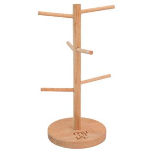 芬兰muurla马克杯架水杯架 树状木质杯架 咖啡杯架茶杯架杯子架