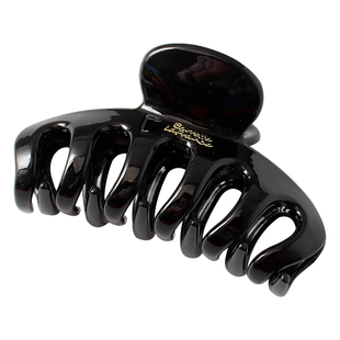 韩系优雅波点龙骨抓夹大号奶油质感南瓜发夹后脑勺盘发鲨鱼子发饰