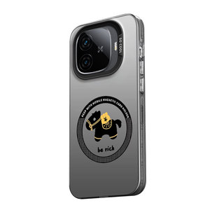 马上发财适用iqooz9turbo手机壳iq00z9turbo+保护套vivo新款十创意z9新年磁吸全包彩银爱酷z9x硅胶卡通防摔