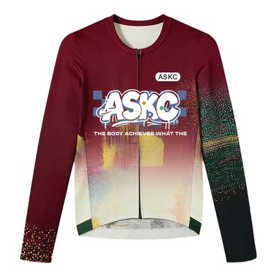 ASKC长袖速干透气公路骑行服