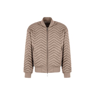 EMPORIO ARMANI/阿玛尼秋冬男双面穿夹棉棒球服飞行员短夹克外套