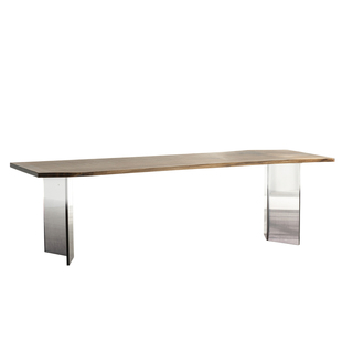 天外云 叙时茶桌 北美黑胡桃木实木餐桌原木风书桌侘寂风客厅茶几