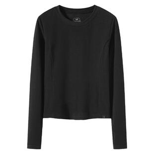 素湃温倍暖高性能保暖打底衫显瘦T恤女自发热防静电修身秋衣抗菌