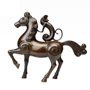 铜马摆件 马上封侯猴摆件马上有钱猴 骑猴马 马到成功 铜工艺品