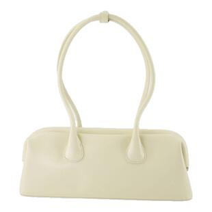 Osoi Boat Wide 单肩包 皮质 棕色 白色