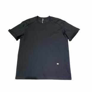 夏季高端结构设计拼接圆领短袖T恤潮流时尚男士简约纯色白色半袖t