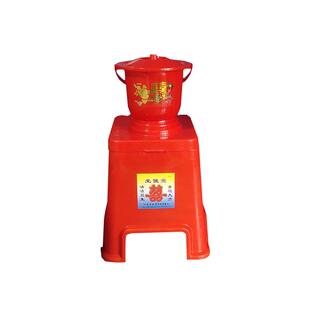 老年人床头便盆加高塑料成人坐便器孕妇移动马桶家用加厚凳坐便椅