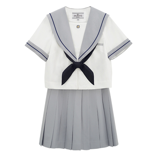 【月野HOUSE】*晗川中*原创JK制服校供绀一本名古屋襟水手服夏服