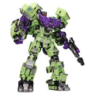 机械入侵巨型军团组合体大力神变形玩具ABC组合金刚挖掘机推土车