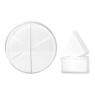 扇形三角粉扑粉底液化妆师专用粉膏皮面不吃粉第一名美妆定妆海绵