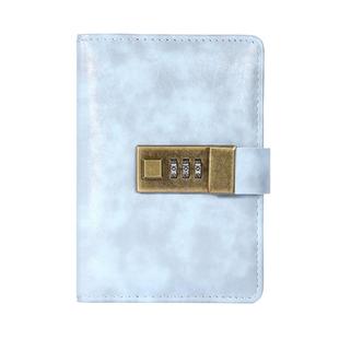 卡杰新款复古密码本A7随身小巧口袋本高档便携笔记本子高颜值少女心会议手帐学生带锁日记本成人手账本可定制