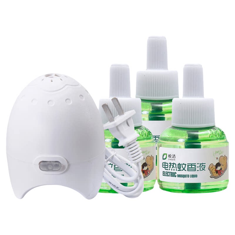 皎洁电热蚊香液拖线电蚊香器家用有线驱蚊液插电加热器无味蚊子液