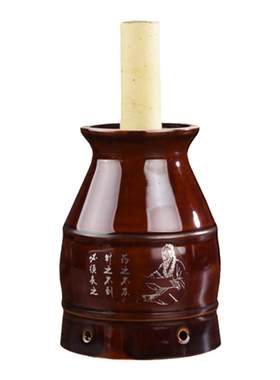 艾条/艾柱两用陶瓷罐家用随身灸