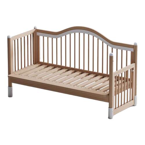 舒程拼接床婴儿实木小床定制升降榉木大床床边加宽单人宝宝儿童床