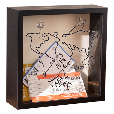 简单派明信片旅行票据相框