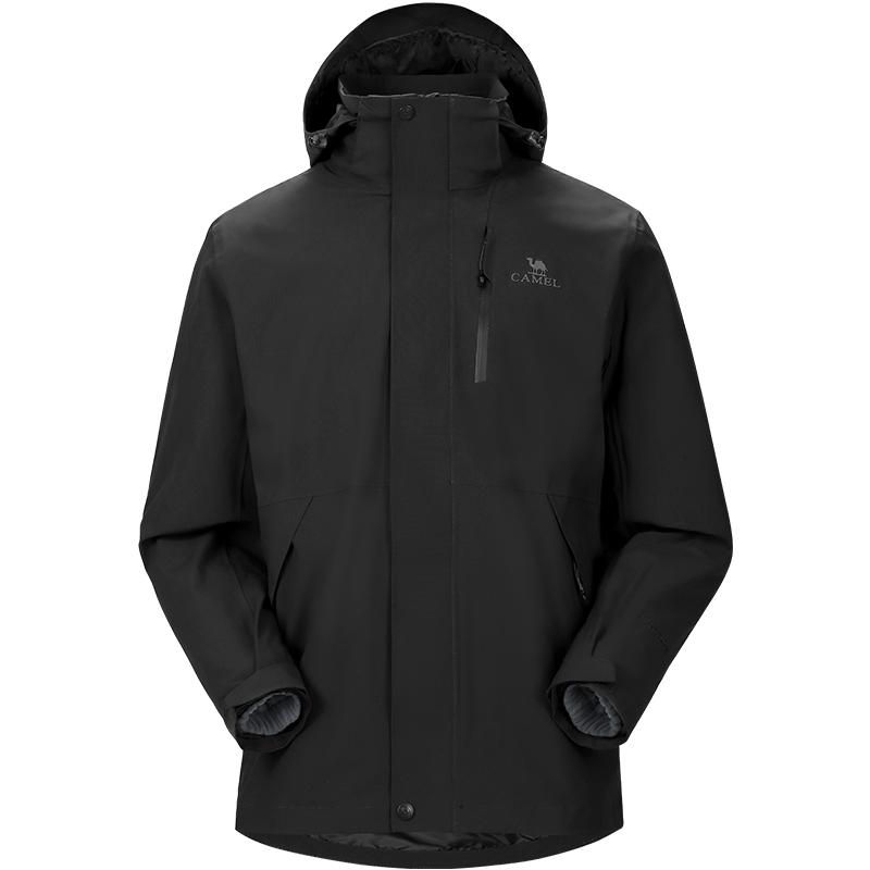 骆驼户外冲锋衣三合一登山服