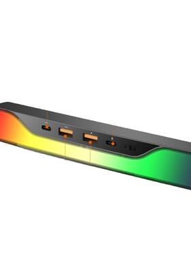车载拓展坞适用特斯拉model3y中控扩展器usb手机充电转接头快充