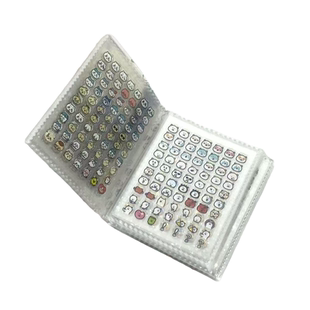 小鼻嘎贴纸防水收纳册高颜值迷你可爱小图案咕卡素材女孩儿童玩具