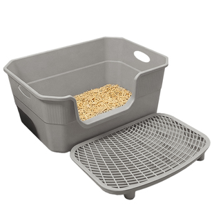 德国品质丨猫砂盆超大号防外溅半封闭开放式新型猫咪沙盆宠物厕所