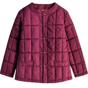 特肥胖老太太内穿小棉袄妈妈特大码棉衣内胆中老年人女薄羽绒棉服