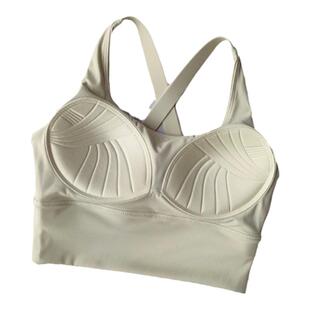 高强度运动文胸一体式固定美背跑步训练瑜伽内衣透气速干背心聚拢