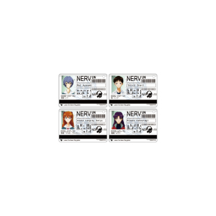 TLP潮品汇反光贴纸 EVA NERV ID卡绫波丽ASUKA碇葛城汽摩防水贴