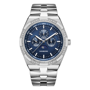 HANBORO衡宝罗纵横四海商务男士手表全自动多功能机械表名表送礼