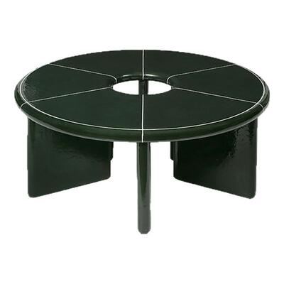 FermlivingDeya釉面几何咖啡桌