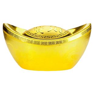 金元宝摆件道具招财家居糖果盒新年春节装饰品堆头仿真大塑料空心