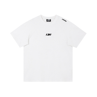 夏之光同款FORNINES刺绣纯棉短袖T恤男潮牌打底衫夏季半袖女上衣