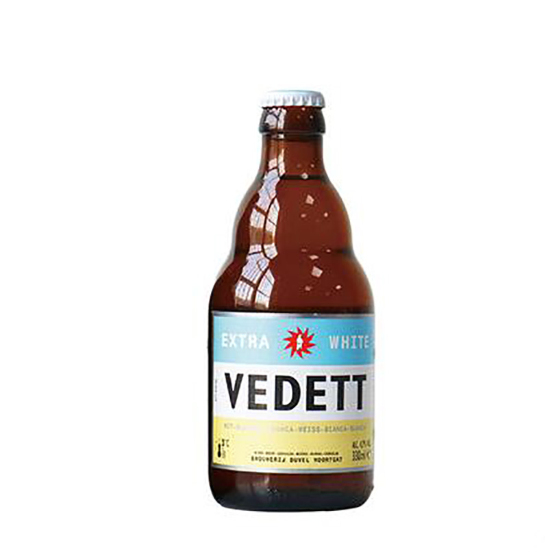 24瓶比利时进口白熊啤酒VEDETT330ml小麦海像企鹅行货整箱