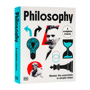 DK出品哲学完整课程英文原版 Philosophy A Complete Course 哲学零基础入门百科全书可视化图解拆解晦涩哲学理论人文经典畅销书籍