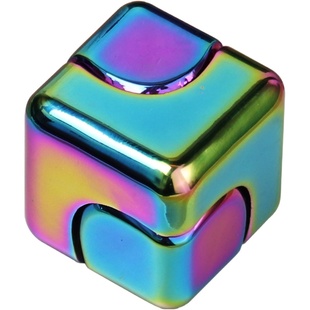 外国风动方块魔方指尖陀螺把玩手件解压盘玩手把件手指灵活度玩具