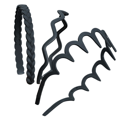 宽边网红洗脸简约风防滑带齿发卡