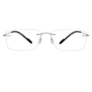 柳智敏同款超轻纯钛无框近视眼镜框女士可配度数高级感无边框镜架